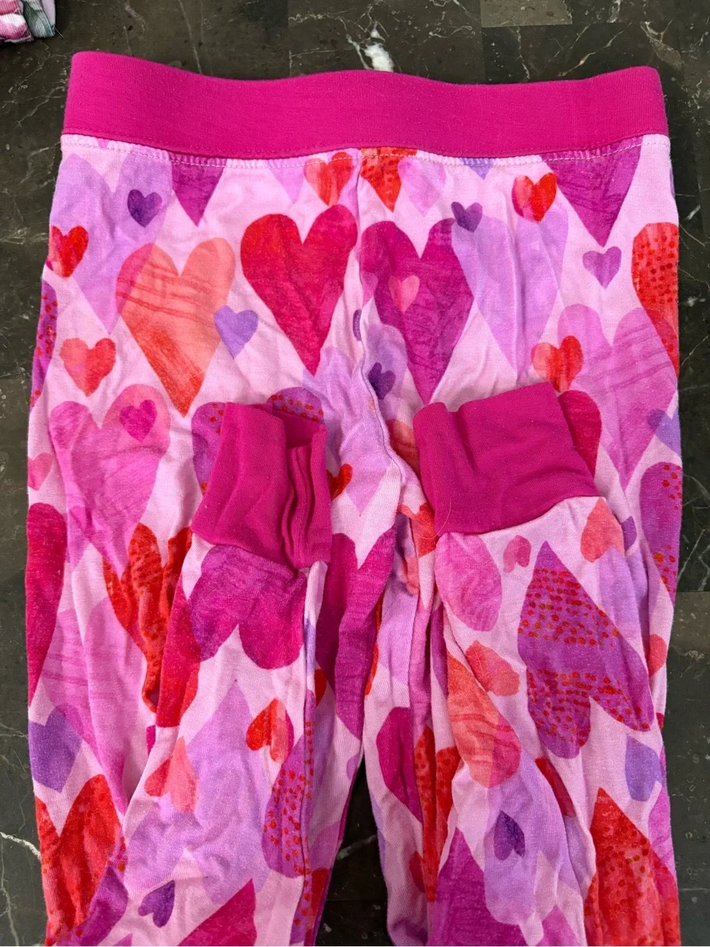 Little sleepies pink hearts
